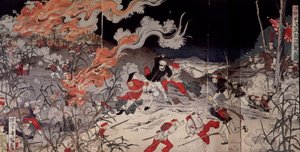 Første kinesisk-japanske krig - Hui-Go-seier - kinesisk-japanske krig av Japanese School
