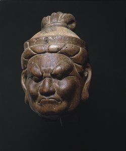 Leder for en himmelsk konge, Lokapala, sen Heian-periode (tre) av Japanese School