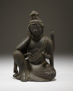 Nyoirin Kannon (bronse) av Japanese School