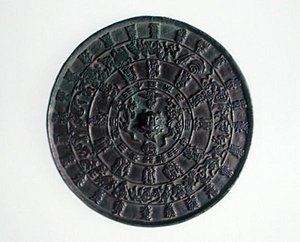 Zodiac speil, Koryo-dynastiet, ca. 1100-1300 (bronse) av School Korean