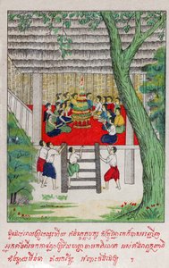 Suvana Sama Jakata. (gravering, ca. 1910) av School Laotian