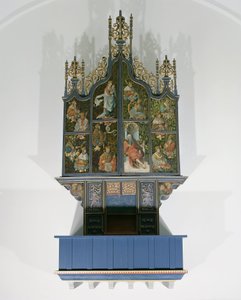 Malt orgel av School Netherlandish