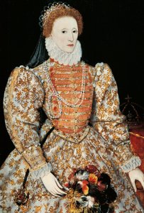 Dronning Elizabeth I, ca. 1575 (olje på panel)
