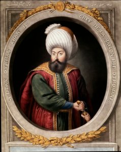 Det osmanske riket: portrett av den første osmanske sultanen Osman I (1299-1326). Topkapi Sarayi Istanbul bibliotek