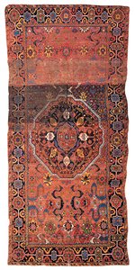 Medaljongteppe, sannsynligvis persisk Kurdistan, sent på 1600- eller tidlig 1700-tall (ull og bomull) av School Persian