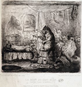 The Death of the Cat Murr (fra Hoffmanns fortellinger) - Tegning, Portugal