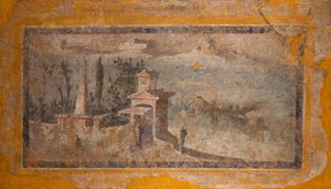 Maritimt landskap, Boscoreale av School Roman