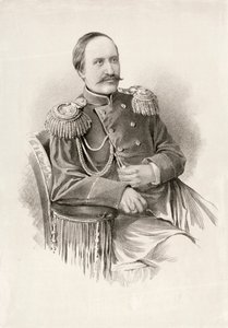 Grev Nikolai Ignatiev , russisk soldatpolitiker og diplomat (gravering) av School Russian