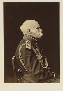 Grev Friedrich Benjamin von Lutke, tysk navigatør, geograf og oppdagelsesreisende i Østersjøen, gjenstand for det russiske imperiet - Portrett av grev Fjodor Petrovitsj Litke (1797-1882), Anonym . Litografi av School Russian