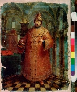 Portrait du tsar Michel I de Russie (1596-1645). Peinture d