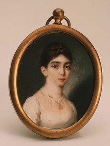 Portrett av Darya Mikhailovna Opochinina (1788-1854) av School Russian