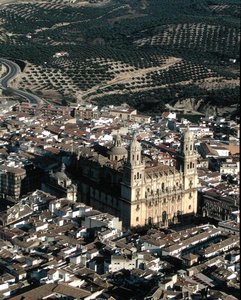 Luftfoto av Jaen-katedralen (bilde)