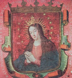 Det originale banneret til Hernan Cortes (tekstil)