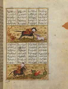 Sultan Mahmud dreper en løve og en drage