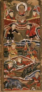 King Hang Trong, landbruksgeni, 70x35 papir, Hanoi Museum of Fine Arts.