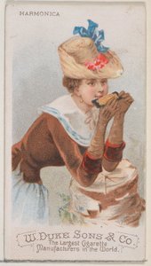 Munnspill, fra Musical Instruments-serien N82 for Duke-sigaretter, 1888., 1888.
