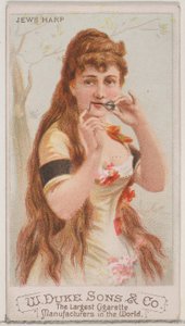 Jews Harp, fra Musical Instruments-serien N82 for Duke-sigaretter, 1888., 1888.