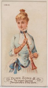 Obo, fra Musical Instruments-serien N82 for Duke-sigaretter, 1888., 1888.
