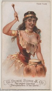 Tam Tam, fra Musical Instruments-serien N82 for Duke-sigaretter, 1888., 1888.