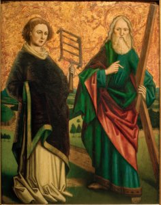 Meister, de hellige Laurentius og Andreas av Schweizer Meister