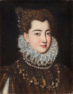 Portrett av Clelia Farnese 1552-1613, andre halvdel av 1500-tallet.