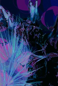 Artichoke_abst_vert5 (digital) av Scott J. Davis