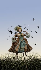 Barokkopera-sopranfugleskremsel, 2008 (skrapebrett, digitalt fargelagt)