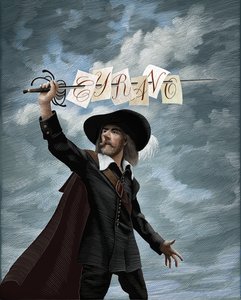 Cyrano De Bergerac, 2020 (skrapebrett, digitalt fargelagt) av Scott McKowen