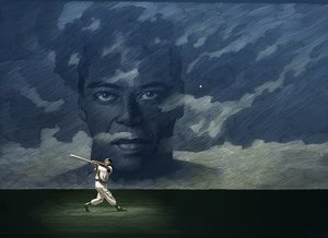 Gjerder, 2019 (skrapebrett, fargelagt digitalt) av Scott McKowen