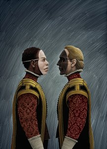 Red Velvet, 2016 (skrapebrett, fargelagt digitalt) av Scott McKowen
