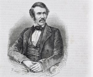 David Livingstone (1813-1873) gravert av S. Pannemaker av Scottish School
