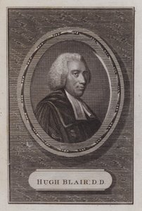 Hugh Blair , skotsk prest (gravering) av Scottish School