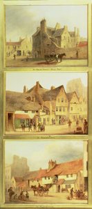 Main Point West Port, Grassmarket and Pleasance, detalj fra Edinburgh: Nine Views of the Old Town av Scottish School