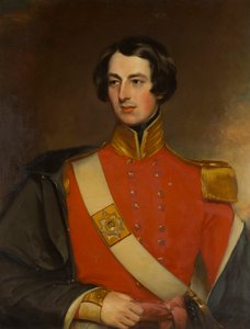 Ponni i et stabilt interiør (olje på lerret) av Scottish School