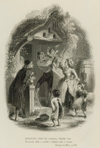 Scene fra Essay on Man, av Alexander Pope (gravering)