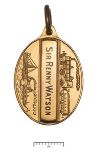 Skottland, Glasgow og South Western Railway, direktørpassering, ca. 1850 (gull og emalje) av Scottish School