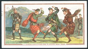 Skotsk julekort av Scottish School
