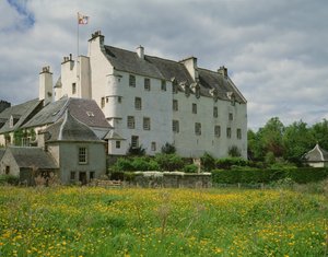 Utsikt over Traquair House av Scottish School