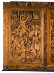 Kunngjøring fra Beaton Panels, 1524-37 av Scottish School