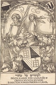 Våpenskjold fra Hector Pomer av Sebald Beham