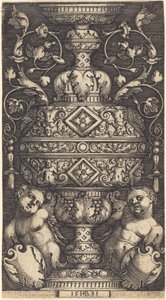 Double Goblet, ved Foot Two Genii av Sebald Beham