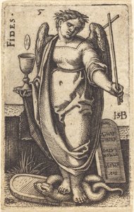 Fides av Sebald Beham