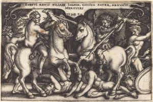 Hercules og Iole av Sebald Beham