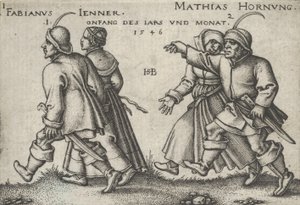 Januar og februar, fra Bondefesten eller de tolv månedene, 1546.