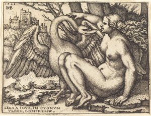 Leda og Svanen av Sebald Beham