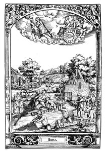 Luna, 1531 av Sebald Beham