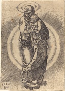 Madonna på halvmånen av Sebald Beham