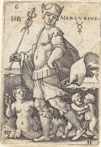 Merkur av Sebald Beham