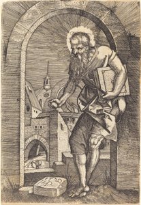 Saint Hieronymus ved buen av Sebald Beham