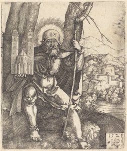 Saint Sebald av Sebald Beham